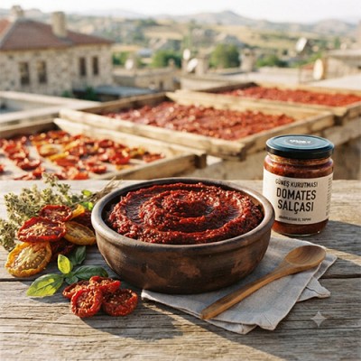 Güneş Kurutması Domates Salçası - Doğal ve Katkısız - 1 kg