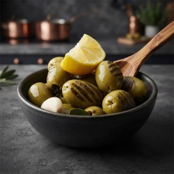 Süper iri Izgara Yeşil Zeytin 500 gr Süper iri Izgara Yeşil Zeytin 500 gr