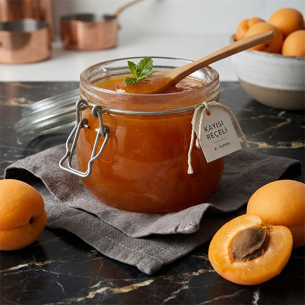 Doğal, Katkısız, Ev Yapımı Kayısı Reçeli | 850 gr