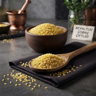 Doğal, Katkısız Pilavlık Değirmen Bulguru - 1 kg