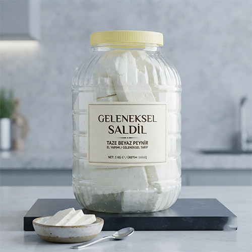 Tam yağlı Salamura Dil Peynirii Net 3 kg