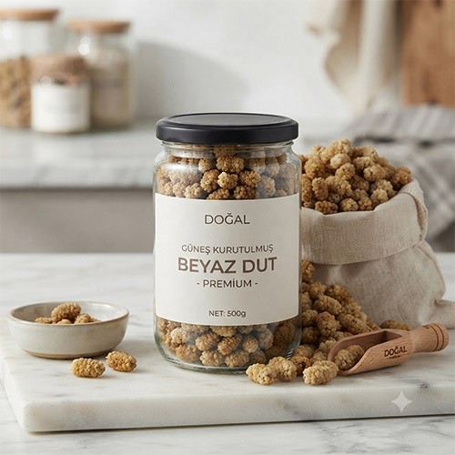  Meşhur ULUKALE Beyaz Dut Kurusu 250 gr