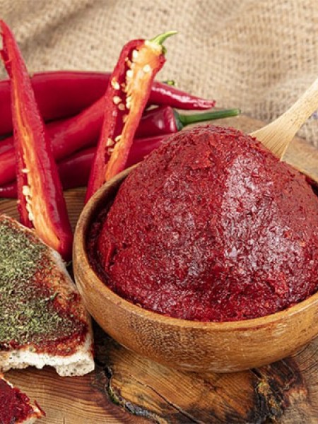 Güneş Kurutması Acı Tatlı Biber Salçası 5 kg