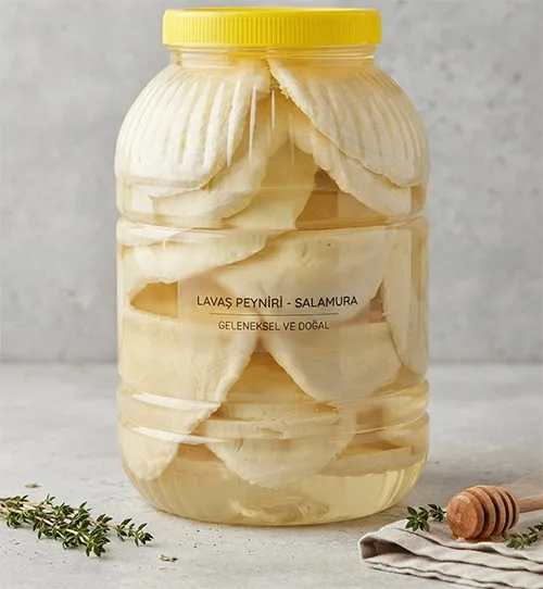Tam yağlı Salamura Lavaş Peyniri net 3 kg 