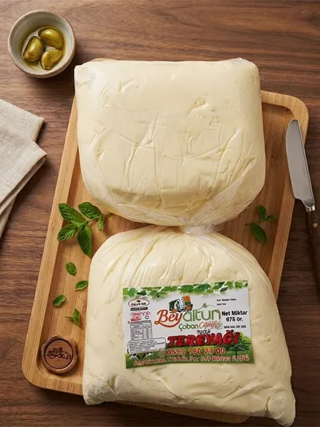 İnek Yayık Tuzlu Tereyağı - Doğal, Katkısız - 1 kg