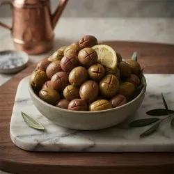 Süper İri Yeşil Çizik Zeytin - Doğal ve Katkısız - 500 gr