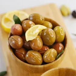 Süper iri Yeşil Çizik Zeytin 500 gr